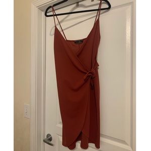 Rust Mini Dress- Size M